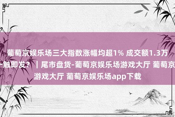 葡萄京娱乐场三大指数涨幅均超1% 成交额1.3万亿 大反弹是否一触即发？｜尾市盘货-葡萄京娱乐场游戏大厅 葡萄京娱乐场app下载